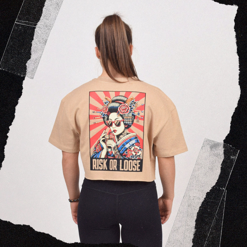 Tshirt crop oversize Geisha