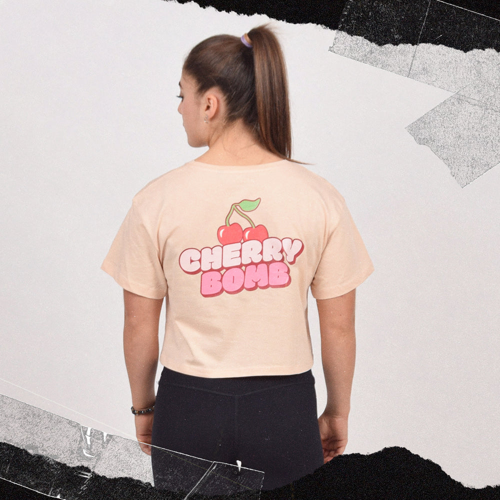 Tshirt Crop cherry