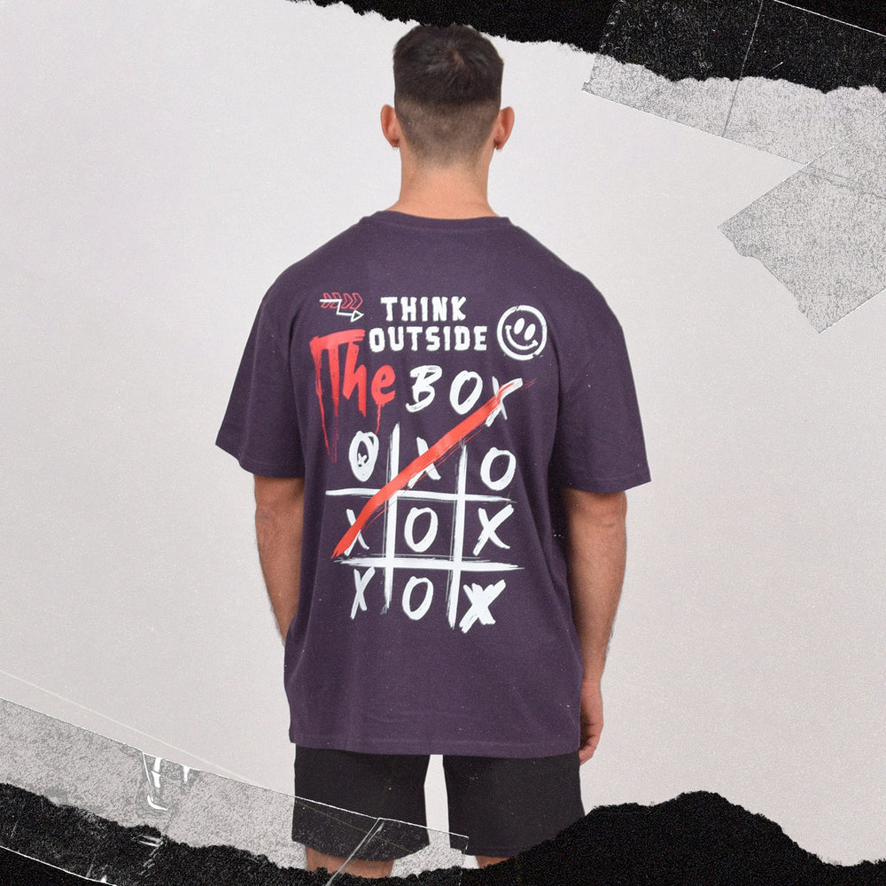 Tshirt Oversize Out Of purple Homme