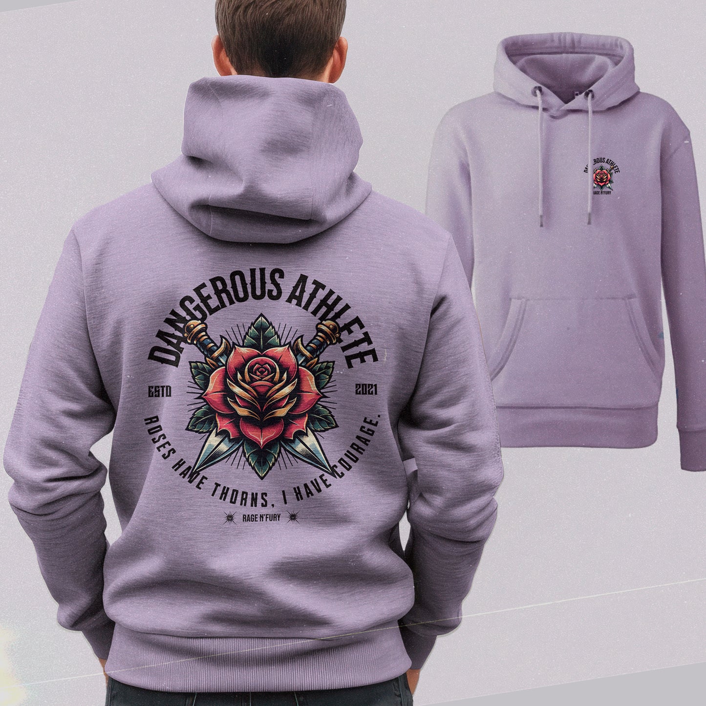 
                  
                    Sweat Hoodie Homme Lavande à personnaliser
                  
                